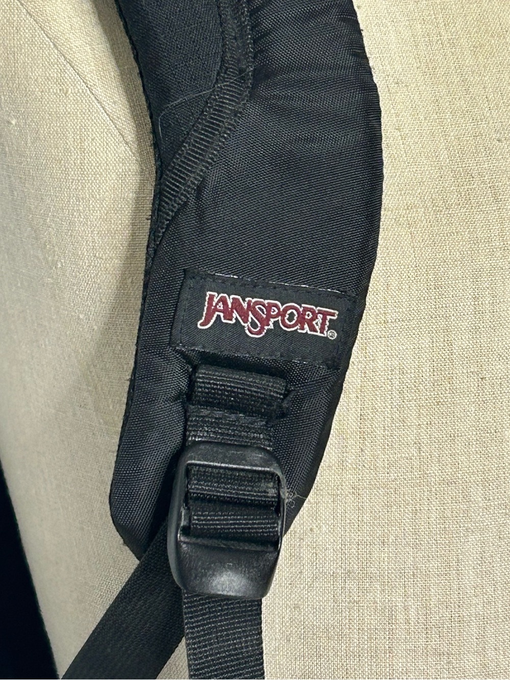Vintage Y2K Jansport Airlift Backpack in Blue/Grey/Black, Gel Padded Straps - Picture 5 of 13